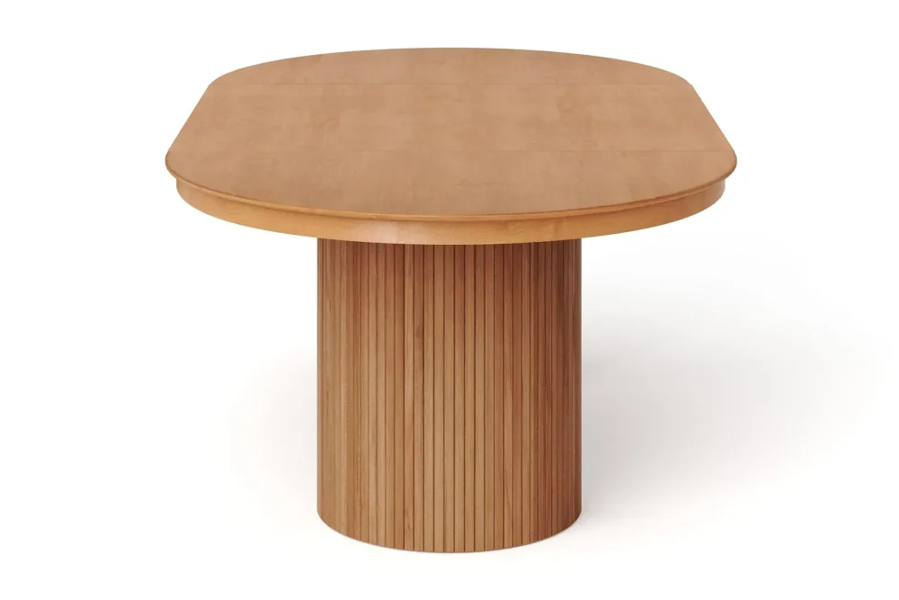Kopparbo Runt Matbord förlängningsbart 120-220 cm Fanér