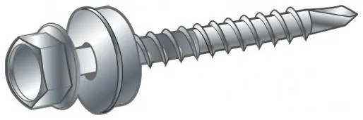 ESSVE BS Farmarskruv 250-pack Ljusgrå, 4,8x35mm