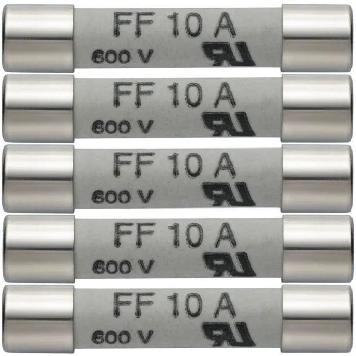 Testo 05900005 Reservsäkring 10 A/600 V, 5-pack
