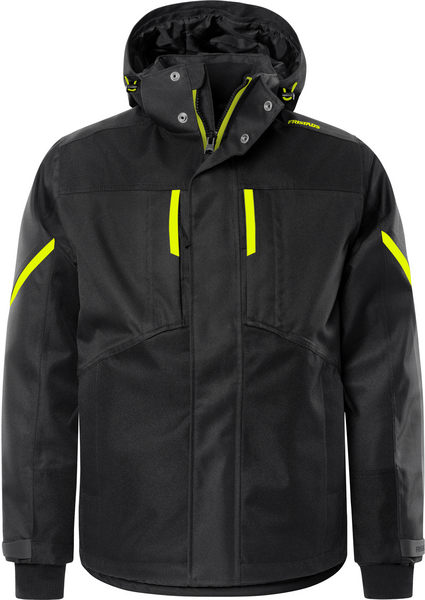 JACKA 4058 VINTER AIRTECH S SVART/HIVIS GUL GTC