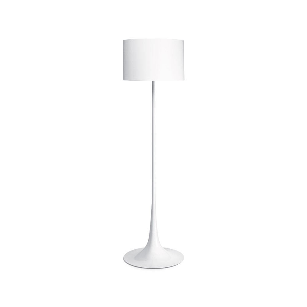 Spun Light F golvlampa, Vit