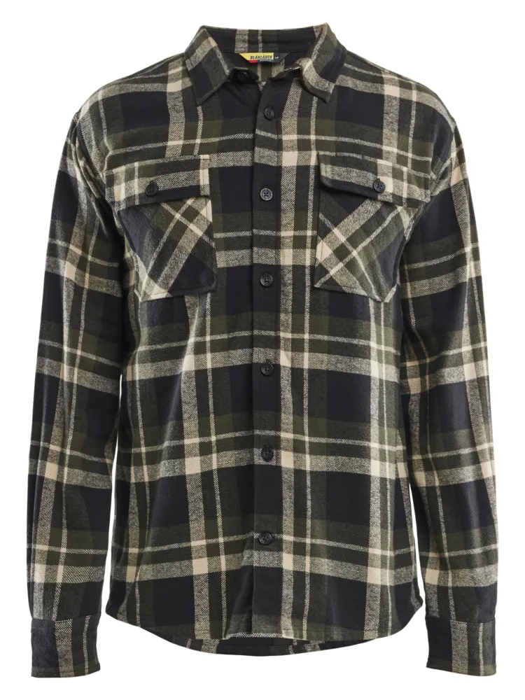 Blåkläder 328811685699XXXL Skjorta röd/svart Röd/svart