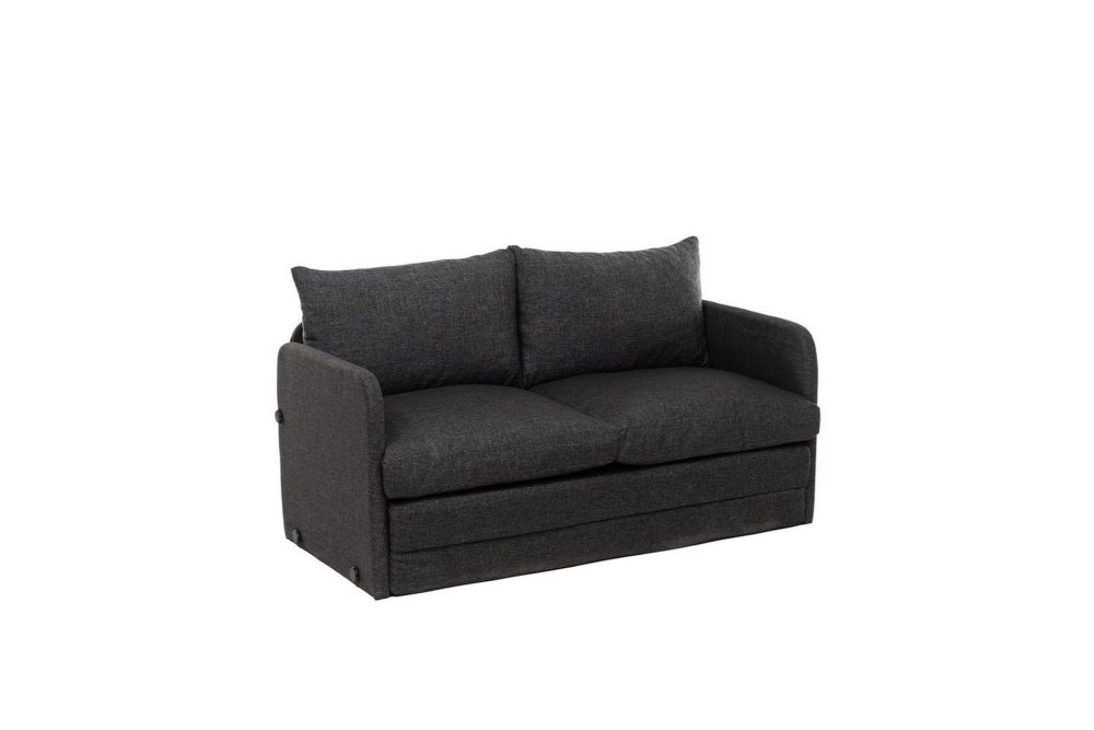 2-sits bäddsoffa Rubby (148 x 70 x 66 cm) Mörkgrå