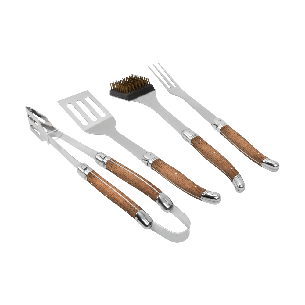 Laguiole By Hâws BBQ grillset 4-delar, Oak