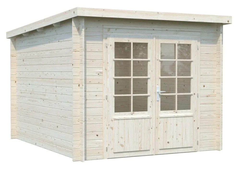Palmako Ella Stuga 7,2 m²/inv. 6,9 m², utan golv, impr. natur