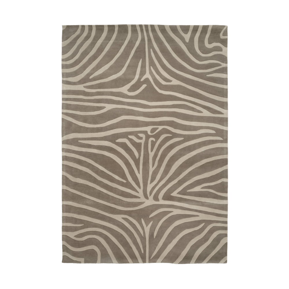 Zebra ullmatta, Beige, 250x350 cm