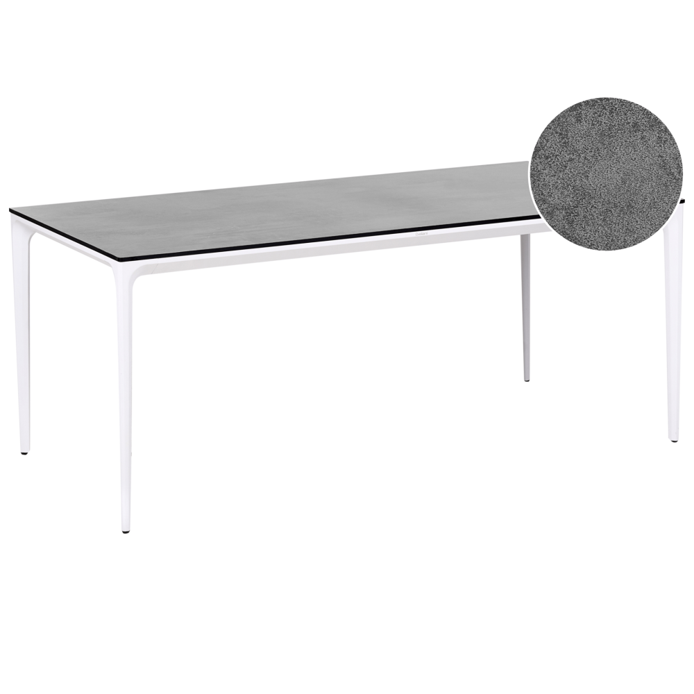 Matbord utomhus Sovareto 90x180 cm Steneffekt