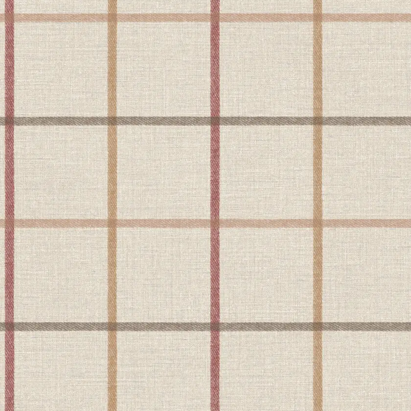 Casadeco - Smooth Grid Burgundy