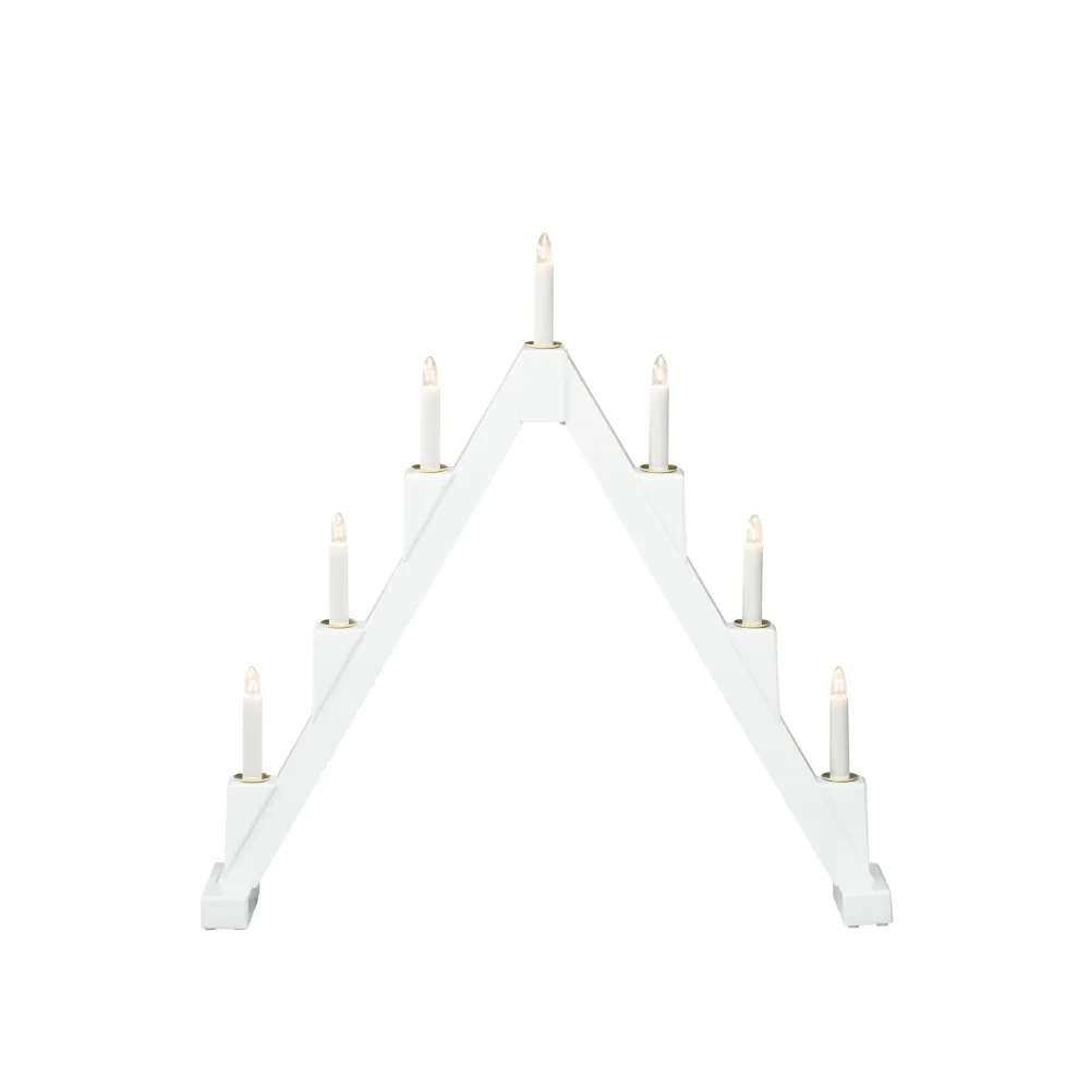 Konstsmide 3590-510 Adventsljusstake 7 ljus Röd