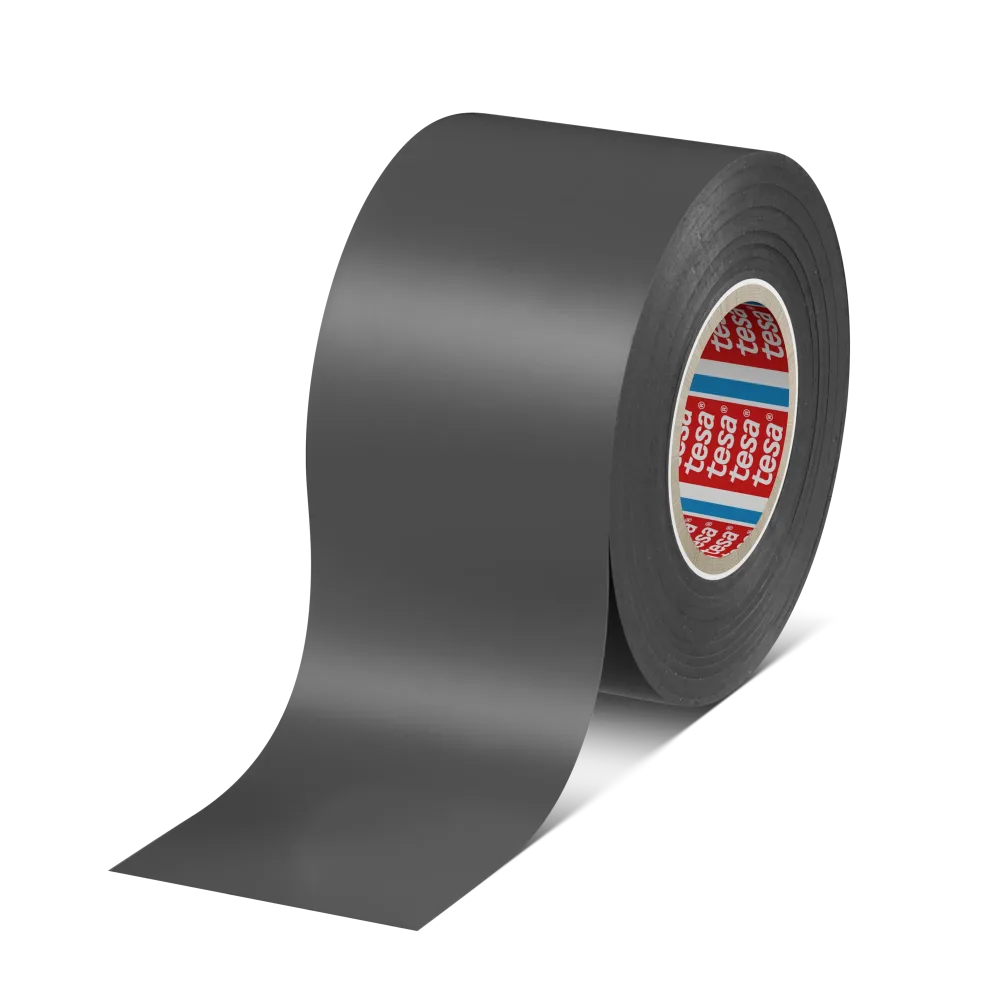 Tesa Tesaflex 4163 Isoleringstejp mjuk PVC svart, 33 m x 50 mm