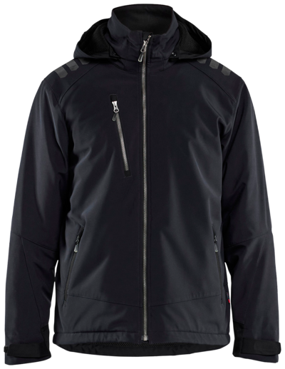 VINTERJACKA BLÅKLÄDER 47502513 SOFTSHELL, LÄTTFODRAD SVART/SVART M
