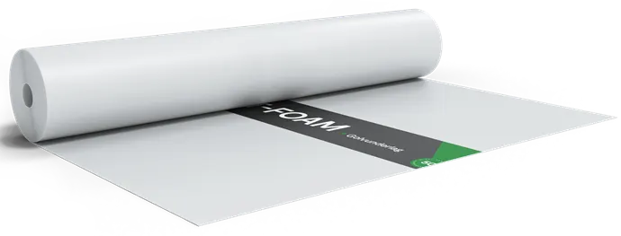 TECCA T-Foam Golvunderlag 1200 x 2 mm x 12,5 m