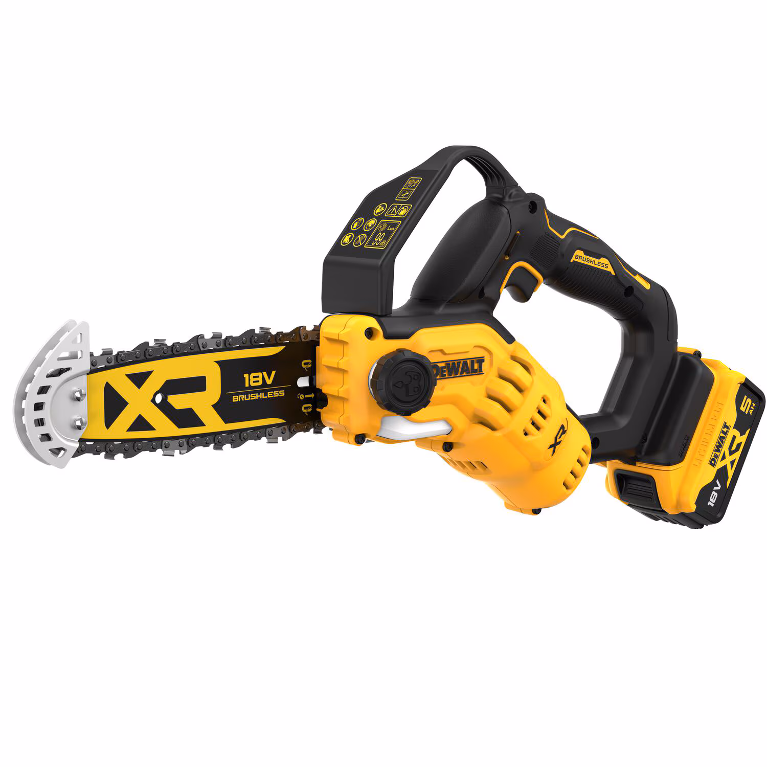Kjøp Dewalt Grensag DCMPS520P1-QW 18V XR, 20 cm, med 1 stk 5Ah-batteri