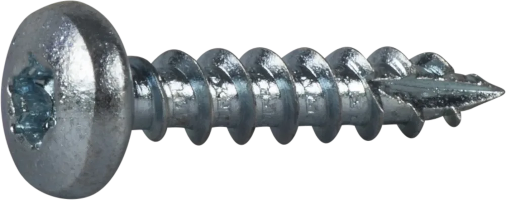 ESSVE 127195 Träskruv 6 mm Ø, TX30, helgängad, FZB 60 mm, 100-pack