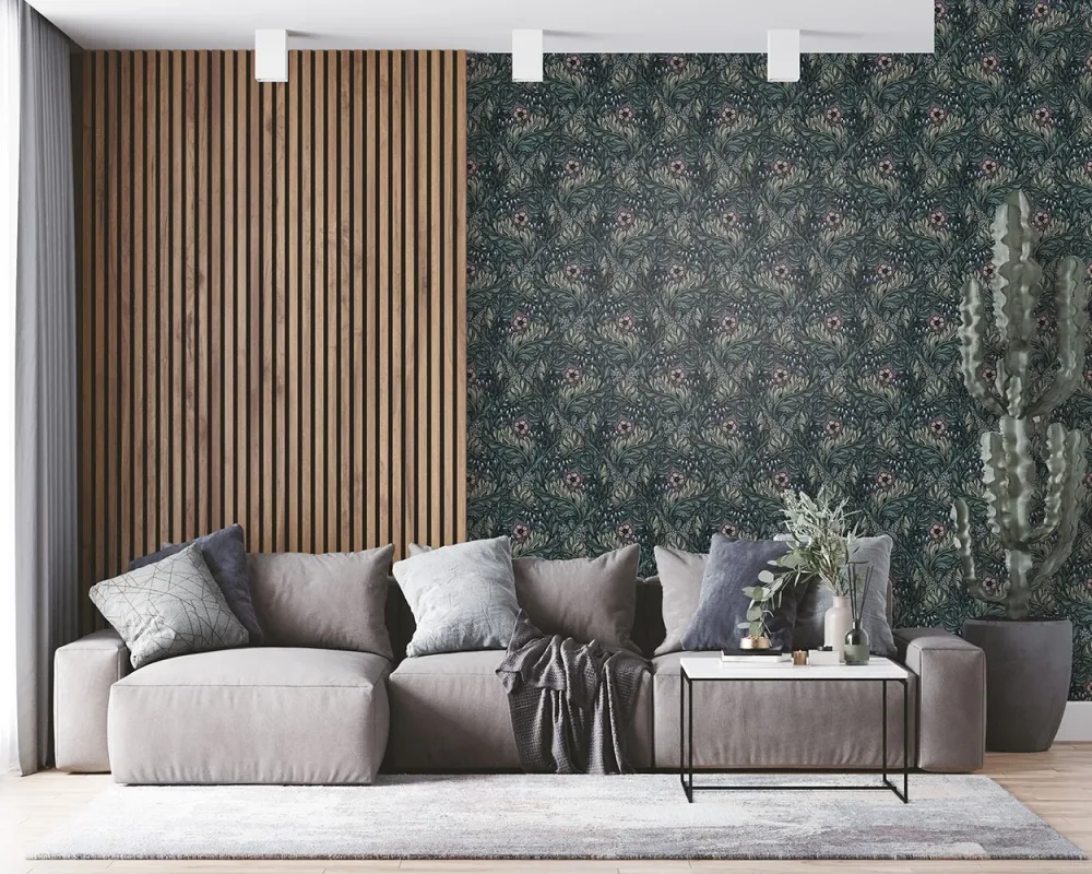 Galerie Wallcoverings Off the Wall LB25105 Tapet Rambleicious Grön/multi