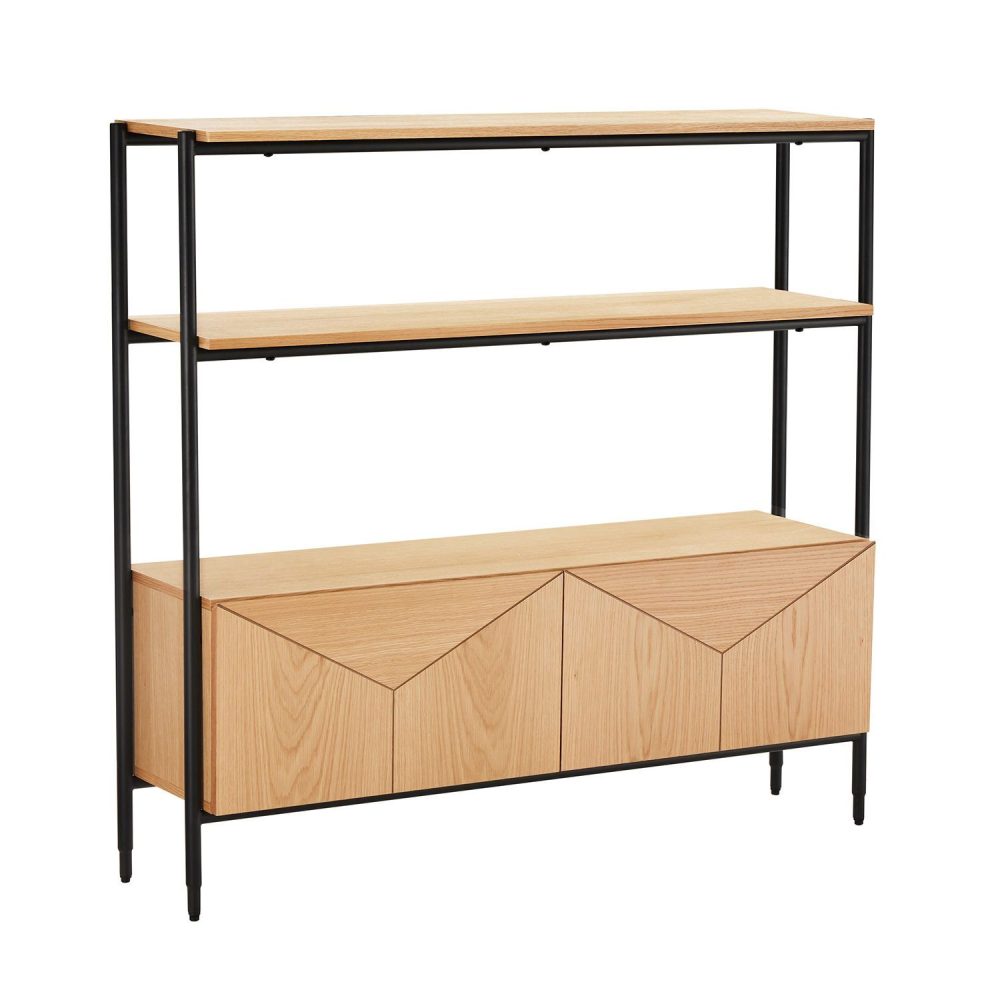 Hylla Nate ek 125,5x32x117 cm
