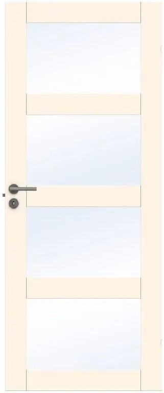 Swedoor Unique GW 04L Innerdörr svart ek 725x2040 mm