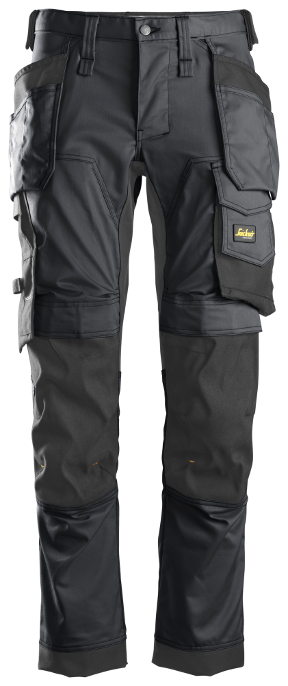 BYXA SNICKERS WORKWEAR STRETCH STÅLGRÅ/SV 100 HF AW