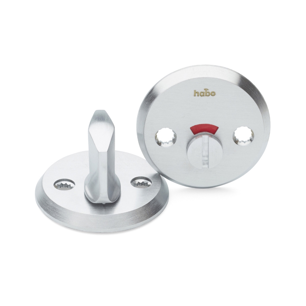 WC-Beslag A265 Borstad Krom Habo 31285