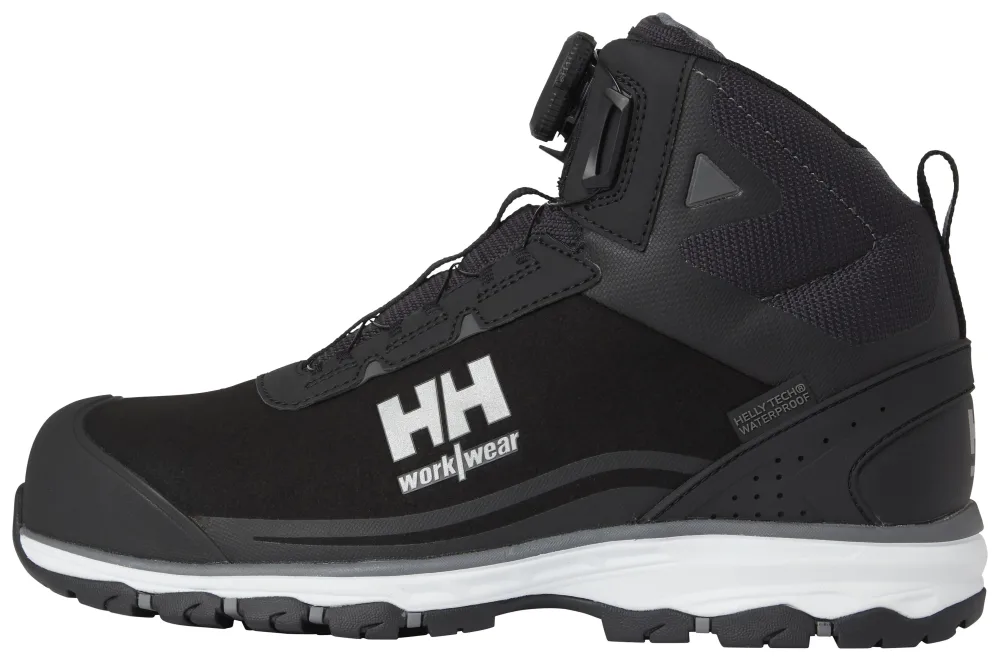 Helly Hansen Workwear Chelsea Evolution 2 Skyddskänga mid, svart, BOA, S3, HT wide 40