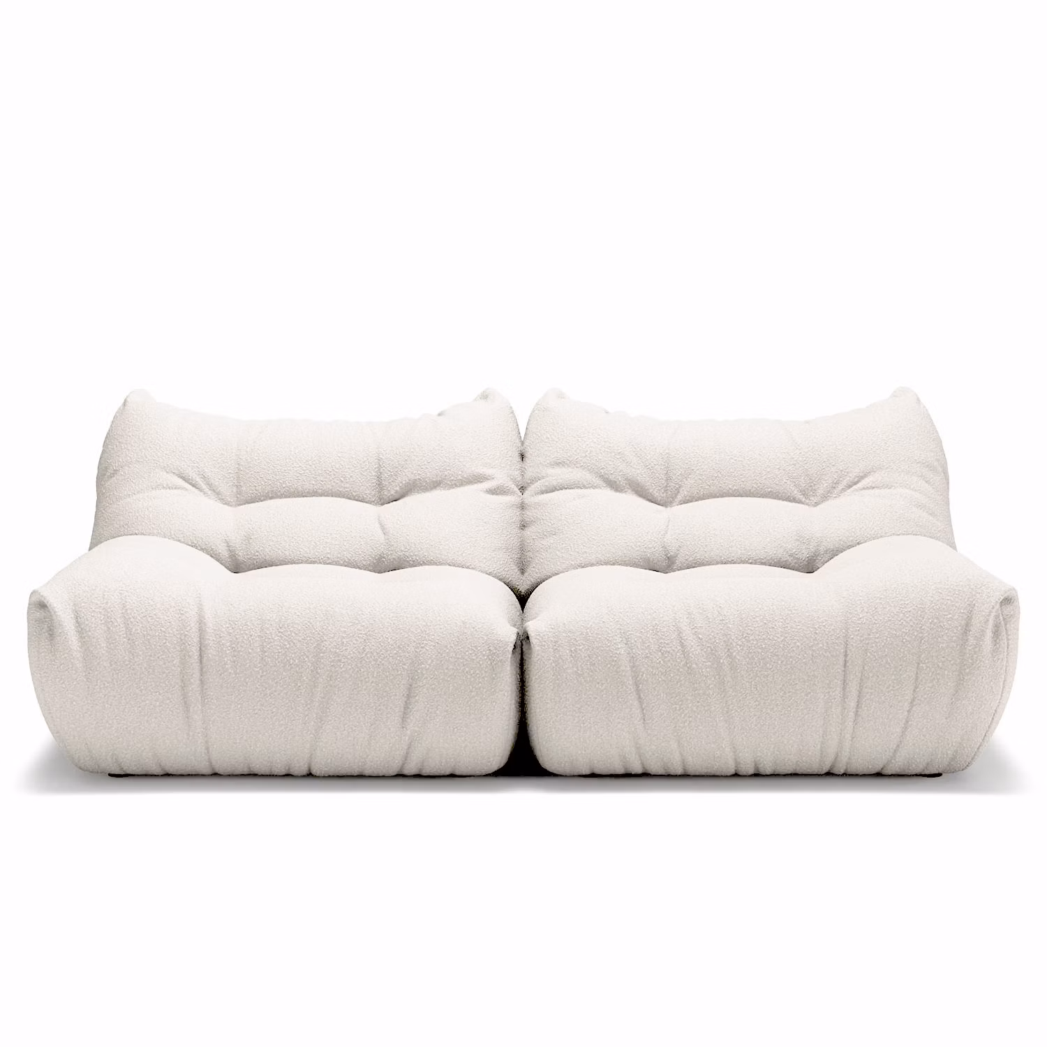 MONO 2-Sitssoffa, Steam White