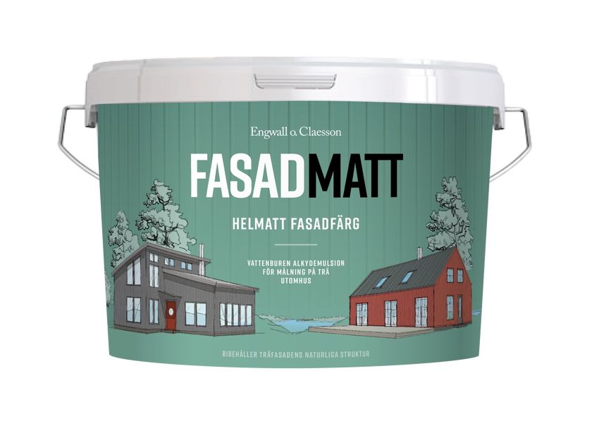 Lasol Fasadmatt 5 L 9024 Ljusgrå