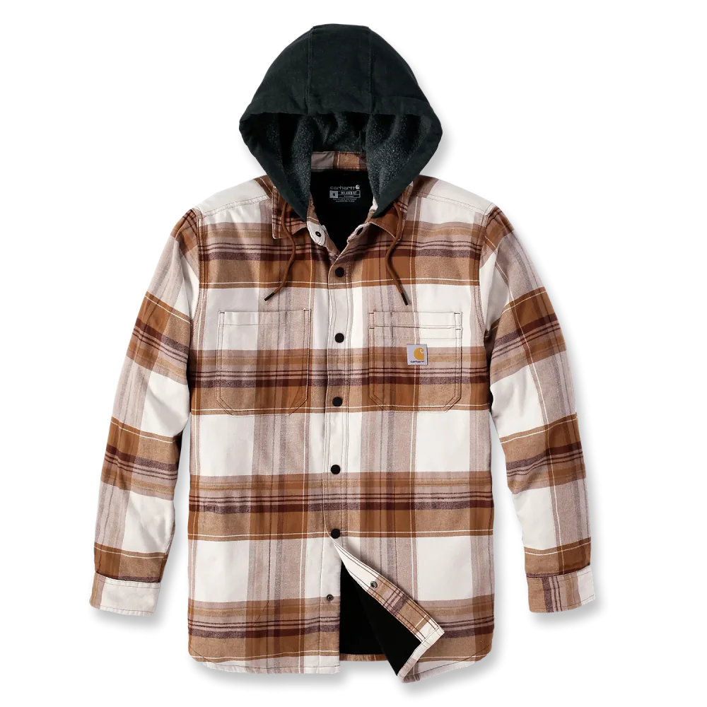 Carhartt 105938211-XXL Flanellskjorta brun, vit XXL - Bild 2