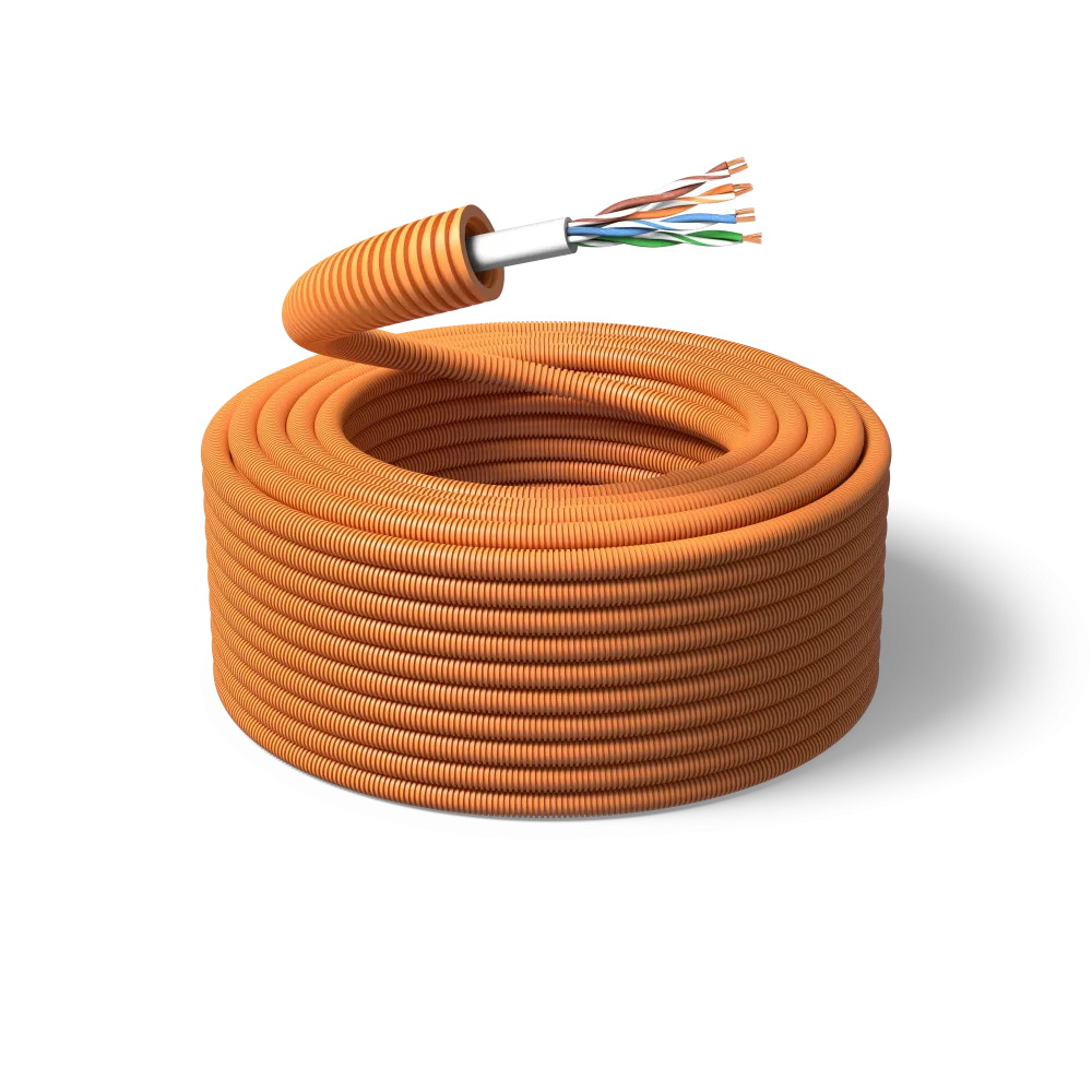 PM FLEX TELE Telekabel fördragen, 16 mm x 100 m, 4x2x0,5 mm²