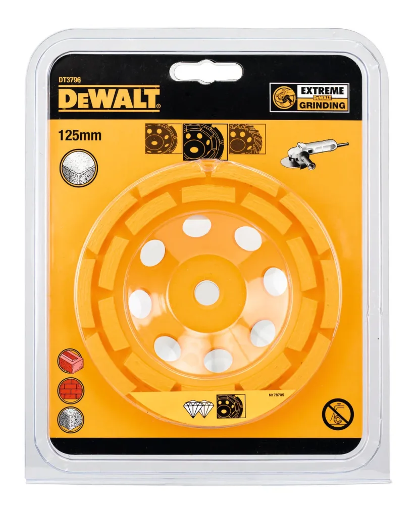 Dewalt DT3796-QZ Slipkopp 125 mm, dubbel