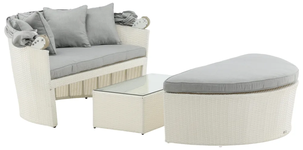 Venture Home Padova 9263-010 Solsäng vit