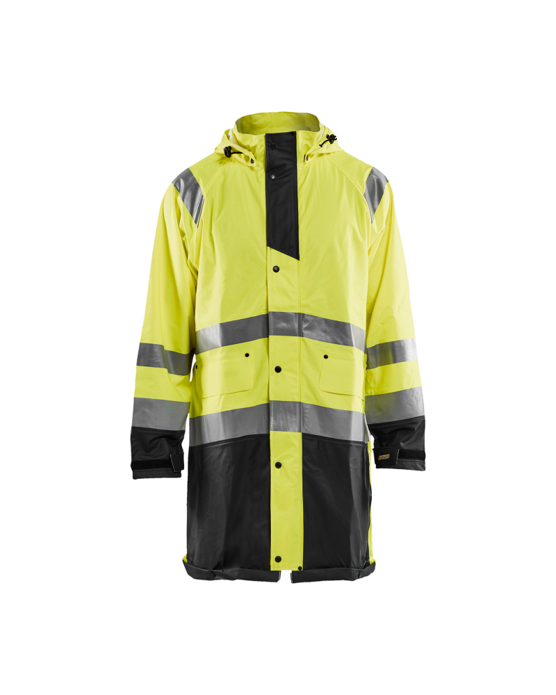REGNJACKA 4324 2000 XL GUL/SV VARSEL