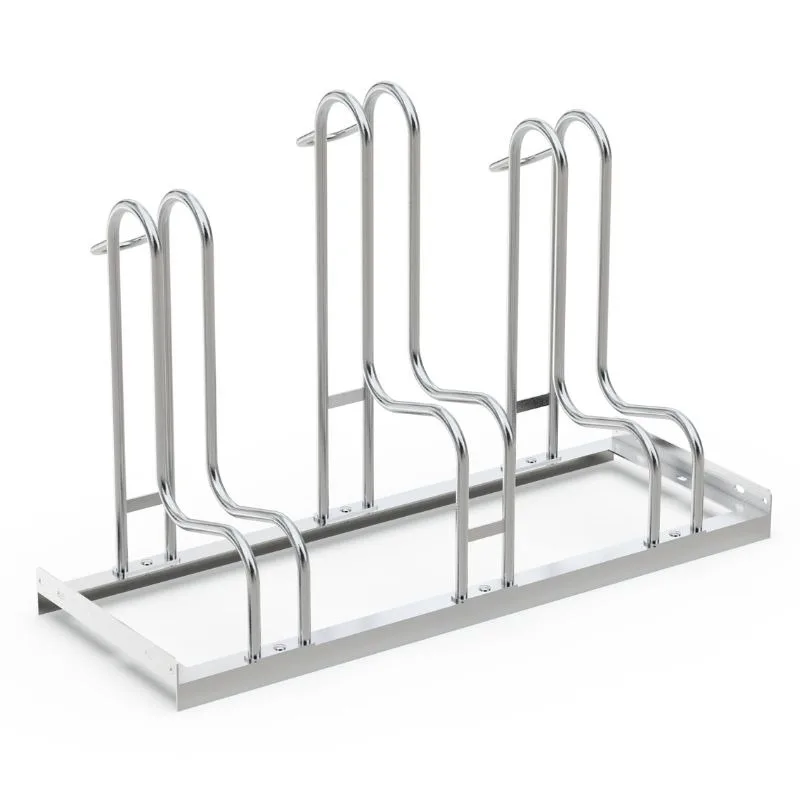 R&R Solutions Economy R4S Cykelställ dubbelsidigt, 350 mm hjulutrymme För 4 cyklar - Bild 2