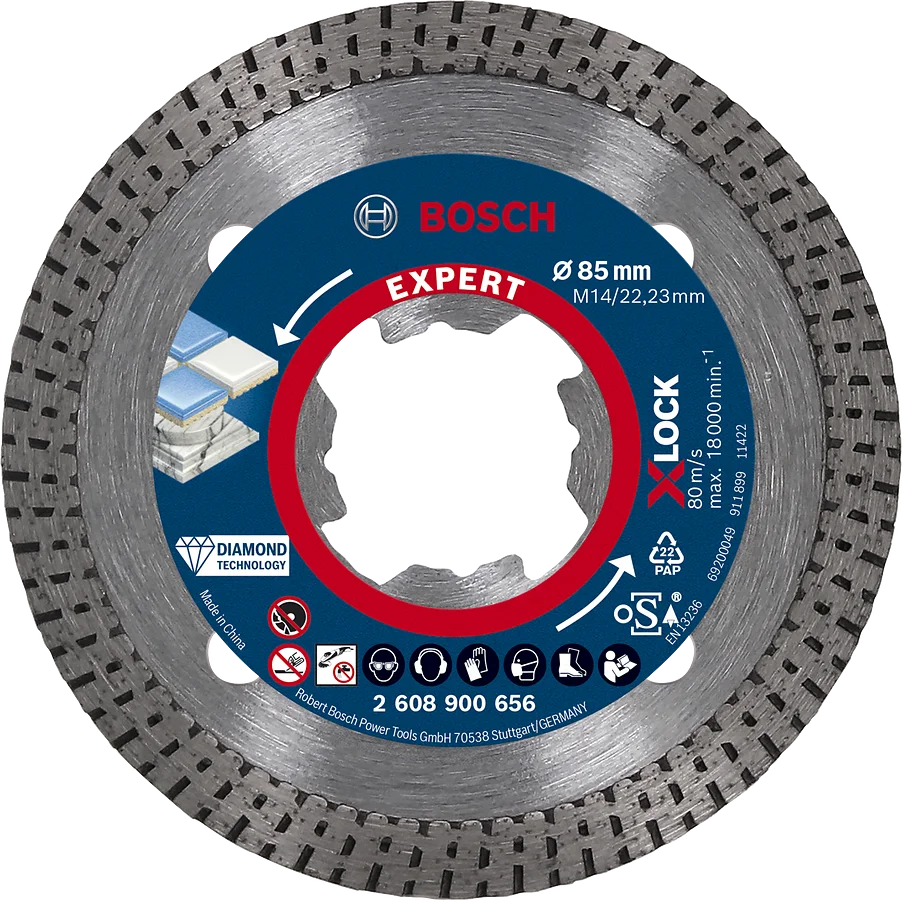 Bosch Expert Hardceramic Diamantkapskiva med X-LOCK. Ø 85 mm