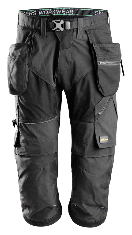 PIRATBYXA+ SNICKERS WORKWEAR 6905 STGRÅ/SV 54, HF FLEXIWORK