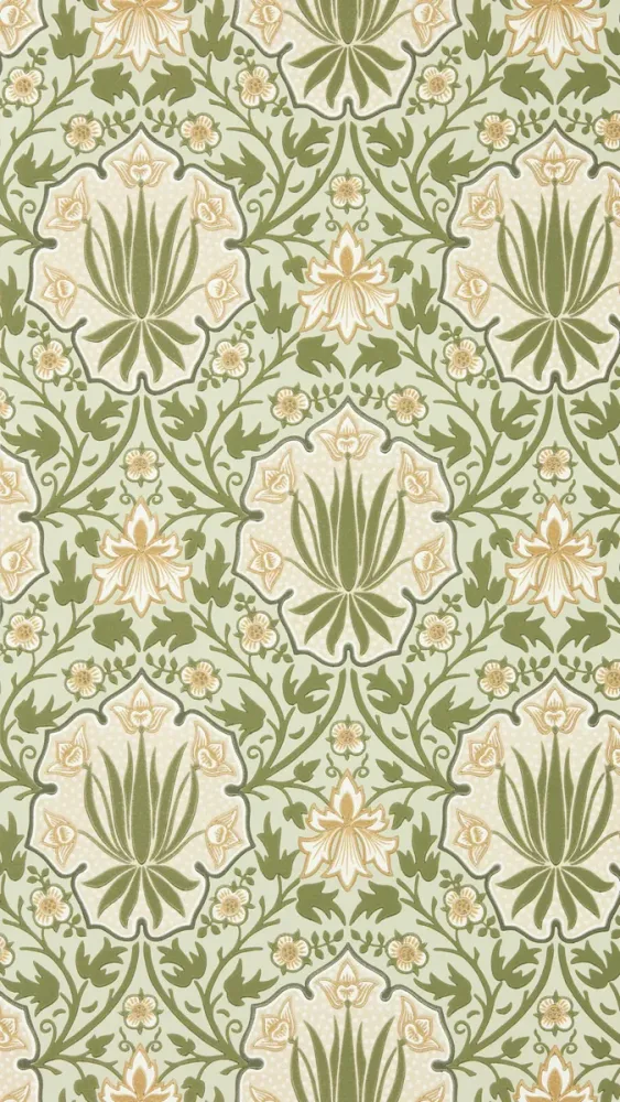 Morris & Co - Iris & Rose Bayleaf Weld