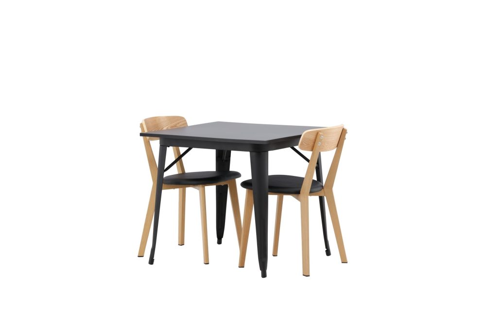 Ochovi Matgrupp 80 cm Rektangulär med 2 Munesa stolar