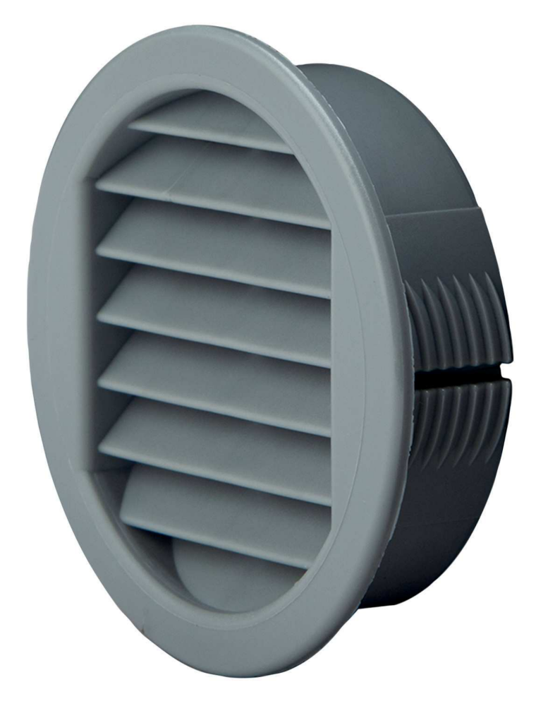 VENTILGALLER SKÅP GRÅ D50MM 4S