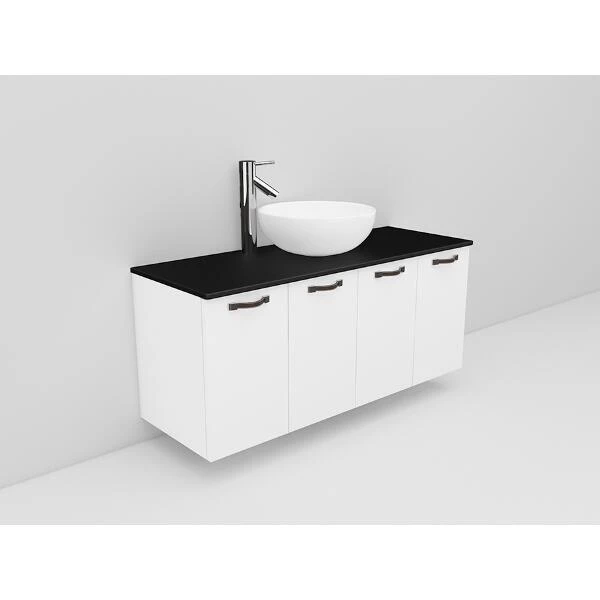 Badrumsmöbel Flexline Modell 128 120cm, Vit, Slät | Stuvbutiken - Bild 2