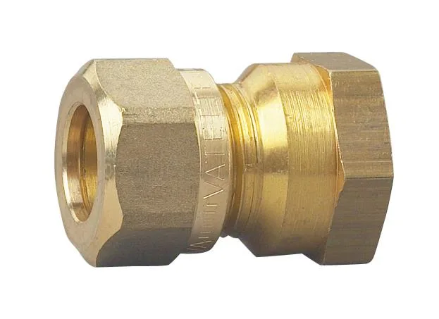 Vatette FG0330435 Klämringskoppling rak, inv gänga 12 mm x G15
