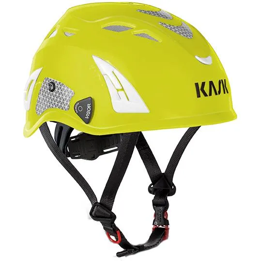 KASK PLASMA HI VIZ Skyddshjälm med reflex vit