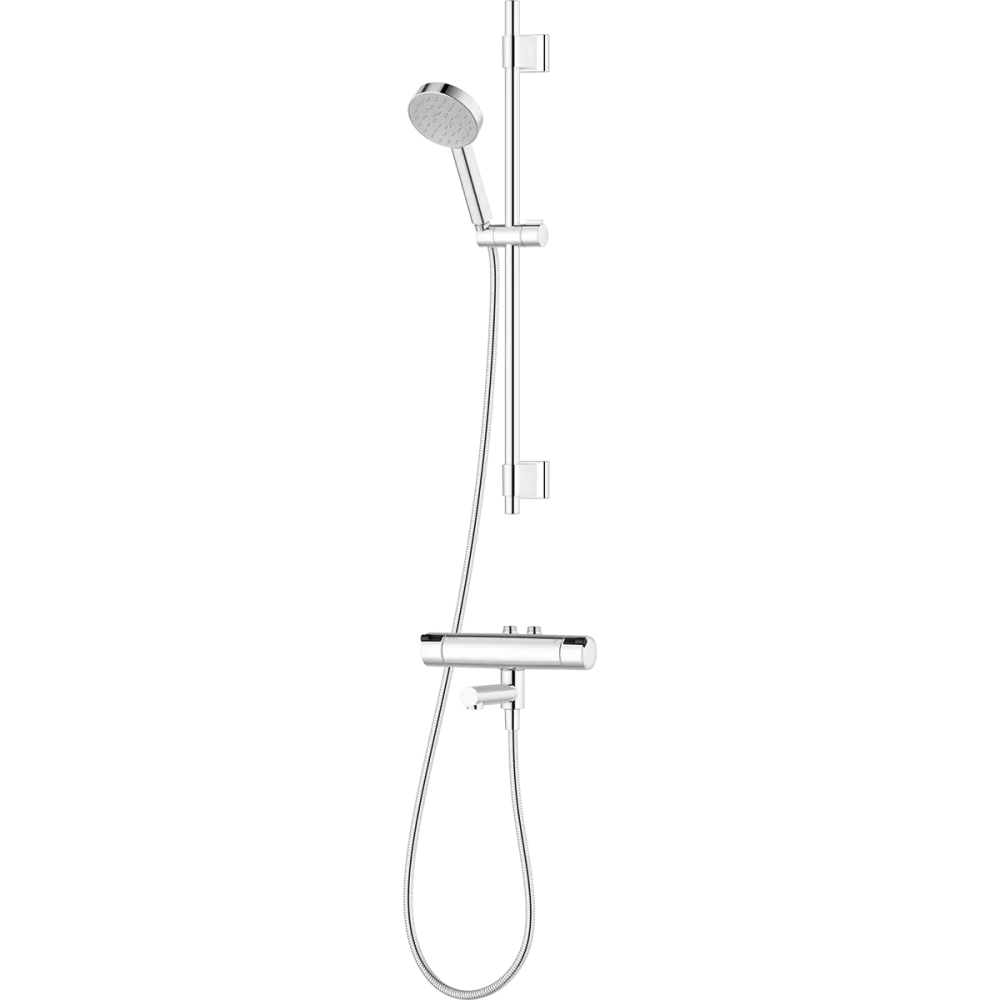 Mora MMIX II 334045 Duschset med badkarsblandare, 40 c/c, krom Inlopp upp - Bild 2