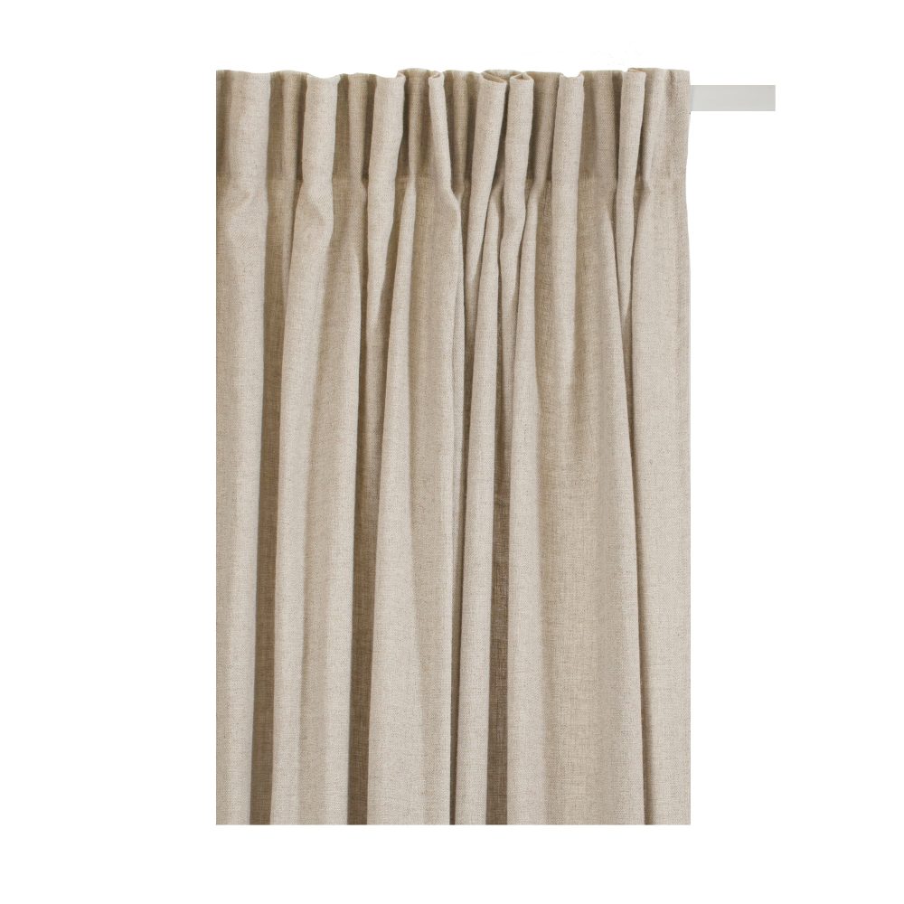 Woodland gardin med veckband 135x290 cm, Natural