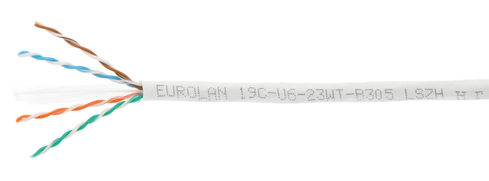 Eurolan 19D-U6-23WT-R500 Datakabel C6, UTP, LSZH, Dca Trumma - Bild 2