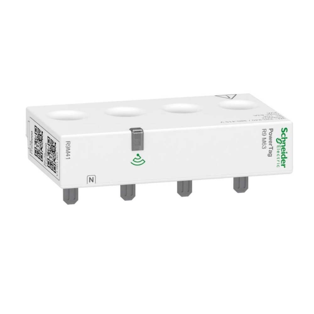 Energisensor PowerTag Resi9 3Pol+Nolla Övre 63A IP20 Schneider Electric