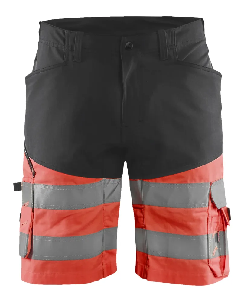 Blåkläder 154118119955C52 Shorts svart/röd C52 - Bild 2