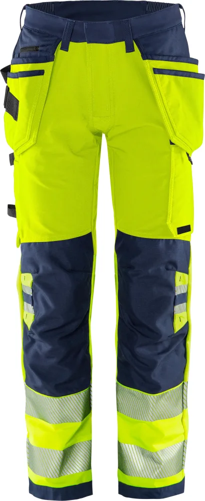 Fristads 2644 GSTP Arbetsbyxa varselgul/svart Varselgul/Svart