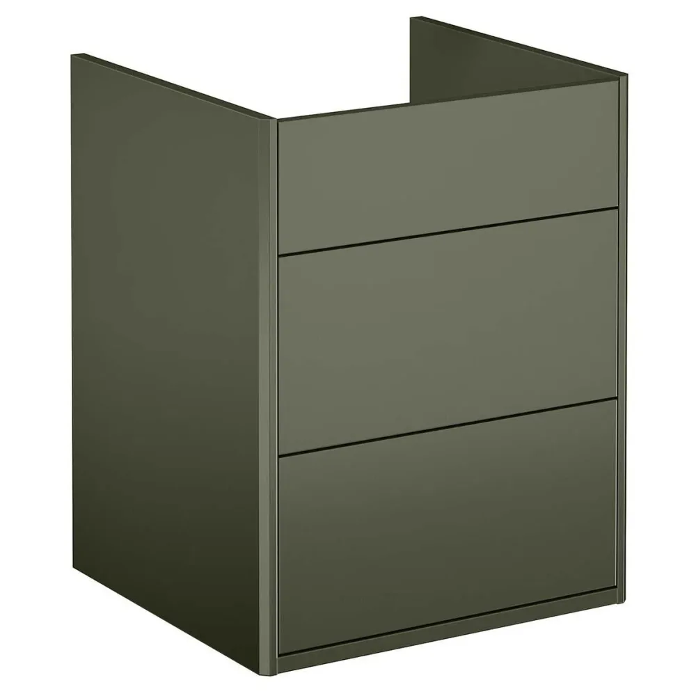 Gustavsberg Graphic Kommod grön, 45 cm Med tvättställ