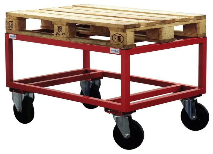 PALLVAGN FAST HÖG RÖD 1200X800