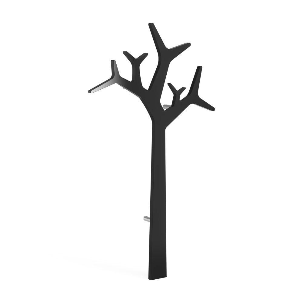 Tree rockhängare vägg 134 cm, Svart
