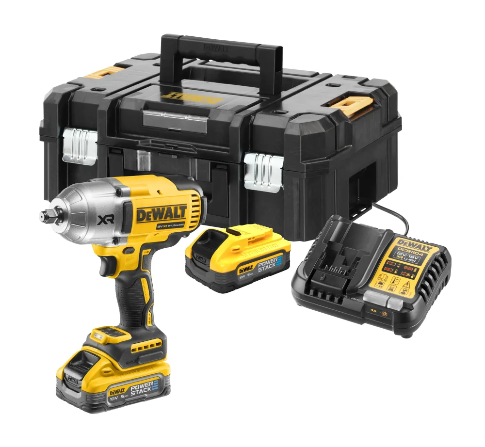 Dewalt DCF900H2T-QW Mutterdragare med batteri och laddare